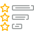 automated review management icon