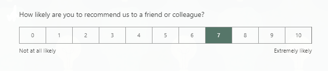 Net Promoter Score for MSP business