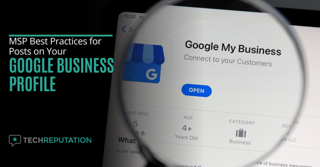 MSP Best Practices for Posts on Your Google Business Profile